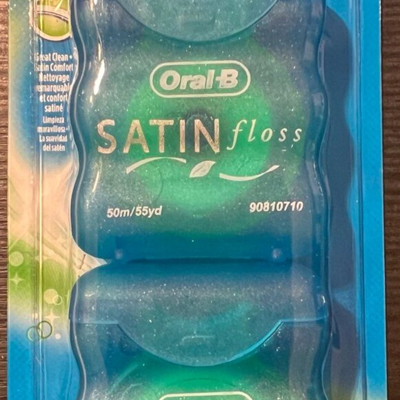 Lot of 3 x 2 = 6 packs. Oral-b complete satin floss, 1 x 50m mint menthe - Picture 2 of 2